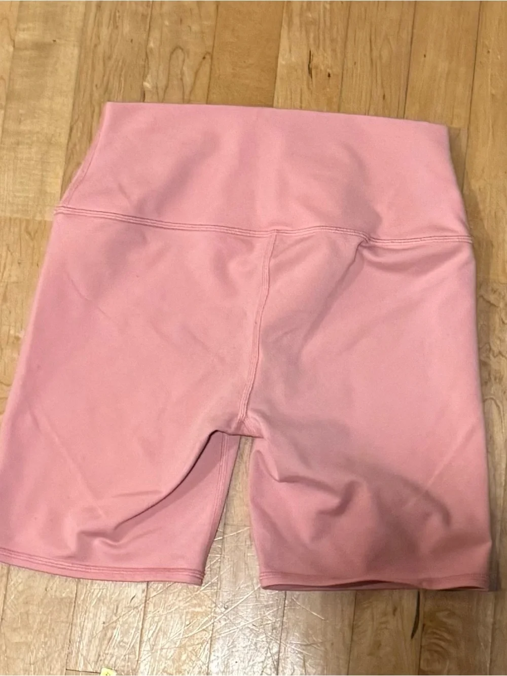 ALO Yoga High-Rise Rose Pink Bike Shorts